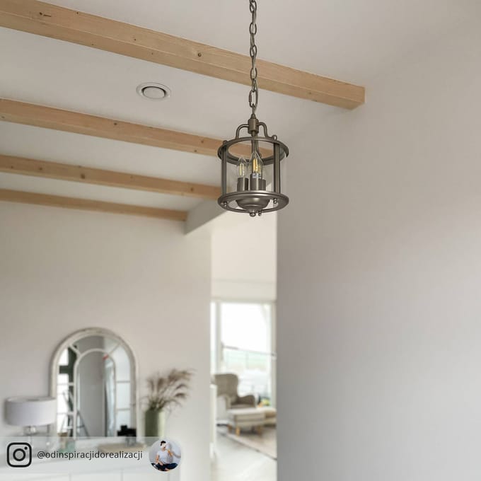 Hinkley LED Hanglamp Gentry | 3X E14 Max 60W | Dimbaar | Pewter