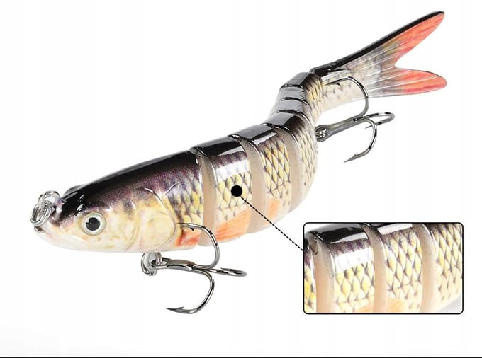 8-delige Wobbler Zilver 14cm - Ideaal voor Snoek & Baars