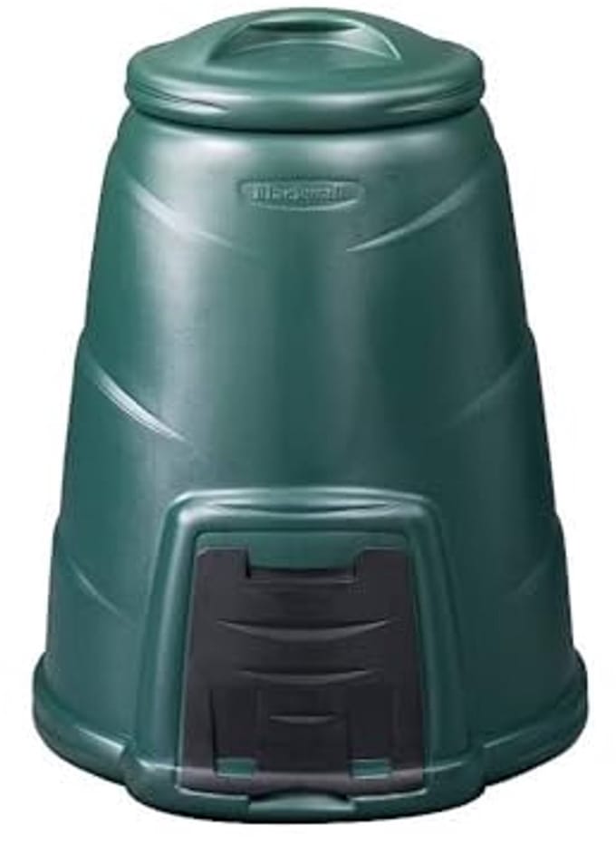 Compostbak Tuin - GFT Bak - Afval Verwerken - Gemaakt van gerecycled plastic - 220 liter - Groen