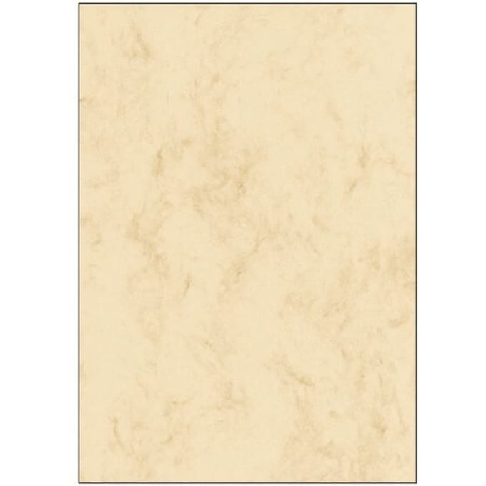 Sigel DP372 Motiefpapier Marmor DIN A4 90 g/m² Beige 100 vellen