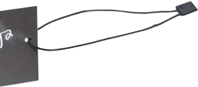 200x kleding tag - kaarthanger - labeltouwtje - tyrap -