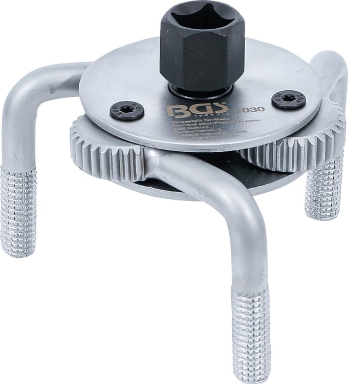 BGS Oliefilterspin, 3-armen voor oliefilter Ø 80 - 135 mm