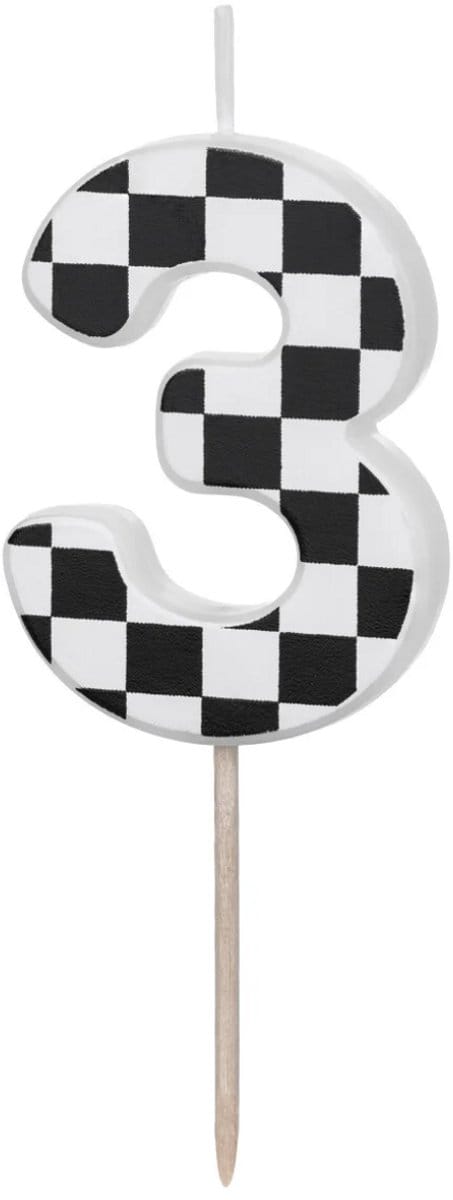 Taart kaarsje 3 jaar Formule 1