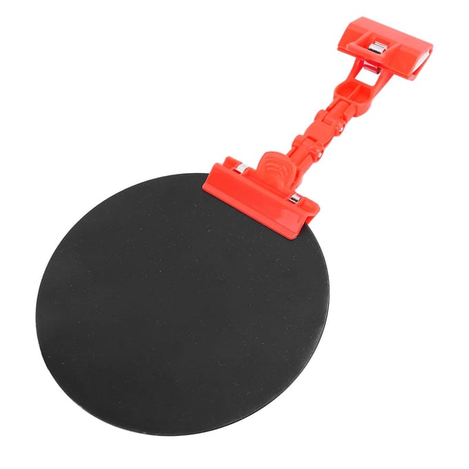 Panneau Obscurcissant de Soudage Rond 18cm Portable Sécurité Améliorée Polyvalent Réglable Cache-Casque de Soudage pour Soudage à l'Arc black