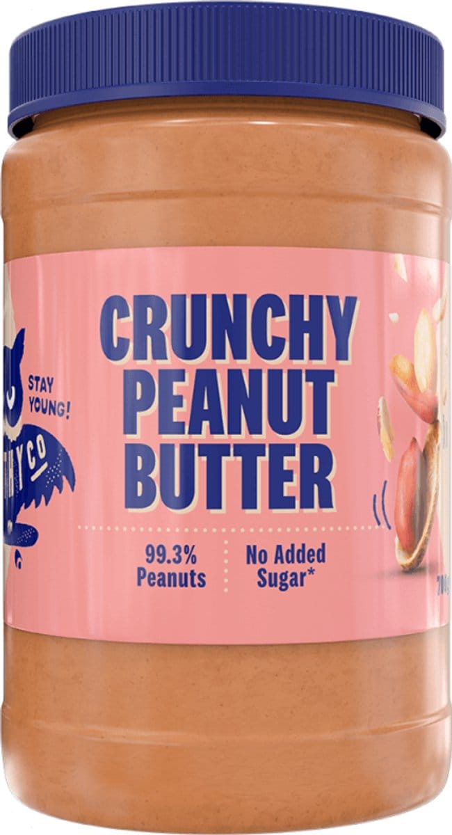HealthyCo Peanut Butter (700g) Crunchy - Functionele voeding - Notenboter