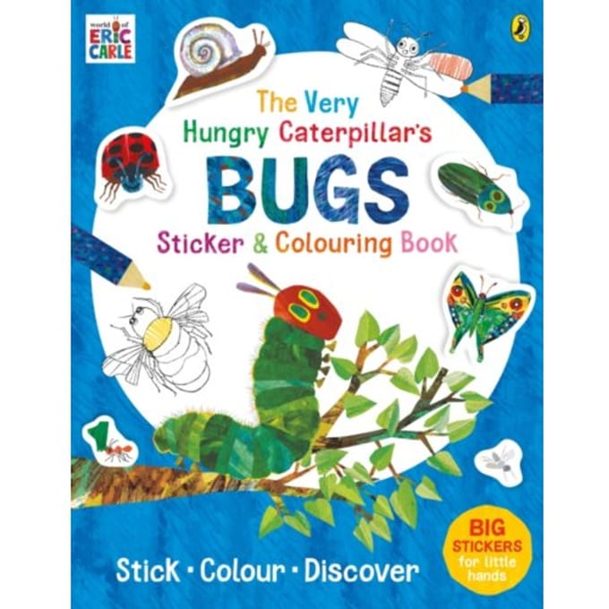 The Very Hungry Caterpillar's Bugs Sticker And Colouring Book - Eric Carle