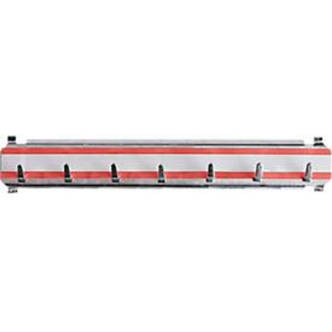 Hakenrek, voor 7 sleutels, rood