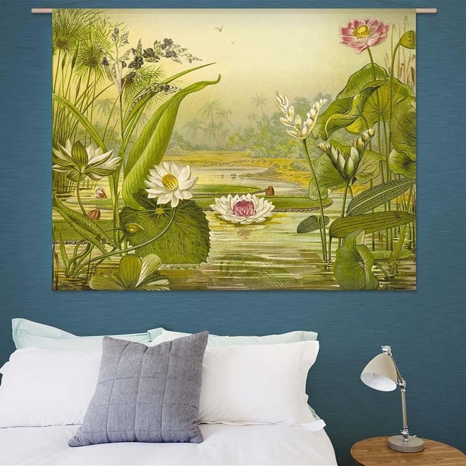 Wandkleed Waterplanten