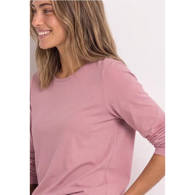 Effen shirt met lange mouwen