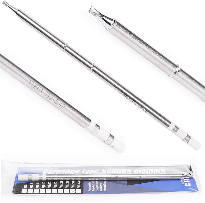 Yihua T12 Serie - Soldeertip - 2,4mm Dlijp - Ingebouwde Verwarming