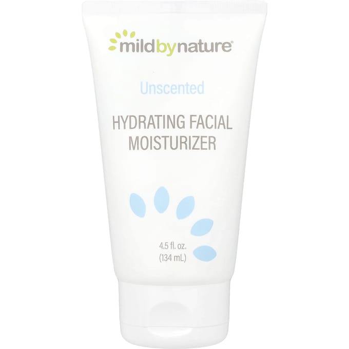 Crème hydratante pour le visage Mild By Nature, sans parfum, 4,5 fl oz (134 ml) white