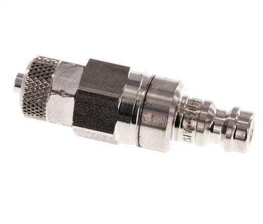 RVS 306L DN 5 Luchtkoppeling Insteeknippel 4x6 mm Push-On Double Shut-Off - CLP5-N-SSL-SV-P-4
