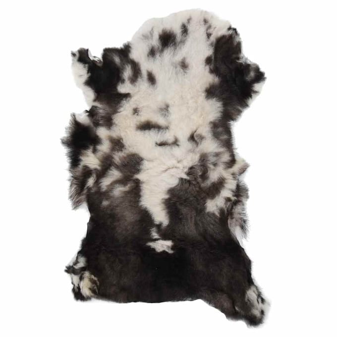 vidaXL - Schapenvacht - (60-70)x(90-100) - cm - gemengde - kleur