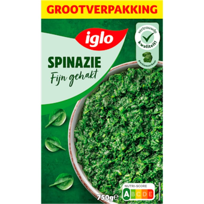 Spinazie fijn gehakt