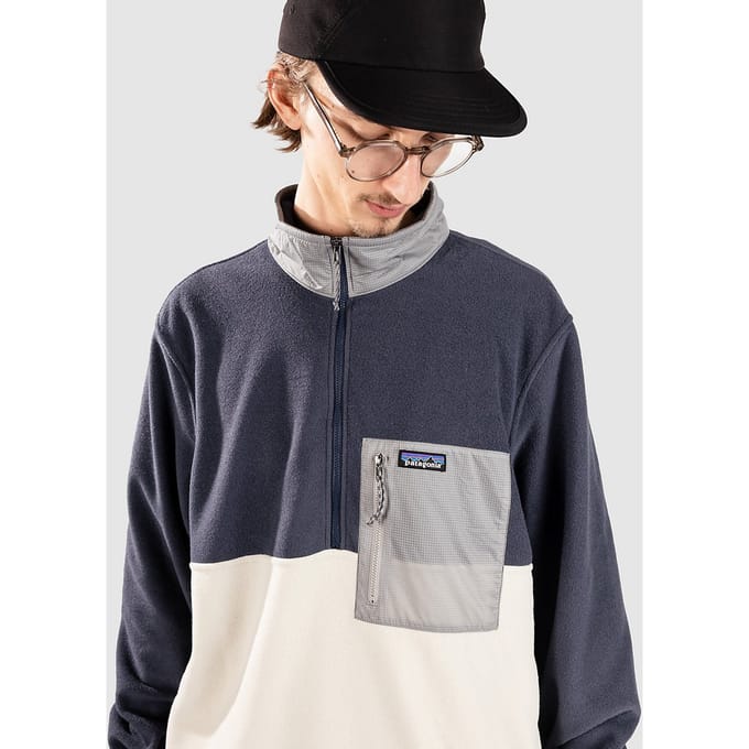 Patagonia Microdini 1/2 Half-Zip Fleece Trui blauw