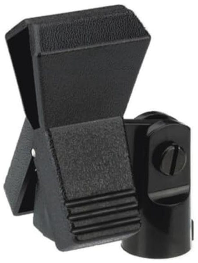 Microfoonklem met veermechanisme