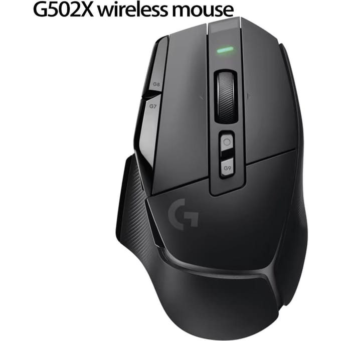 Logitech G502 X PLUS Lightspeed Gamingmuis RGB Vloeiend Lichteffect Hero25K Sensor zwart
