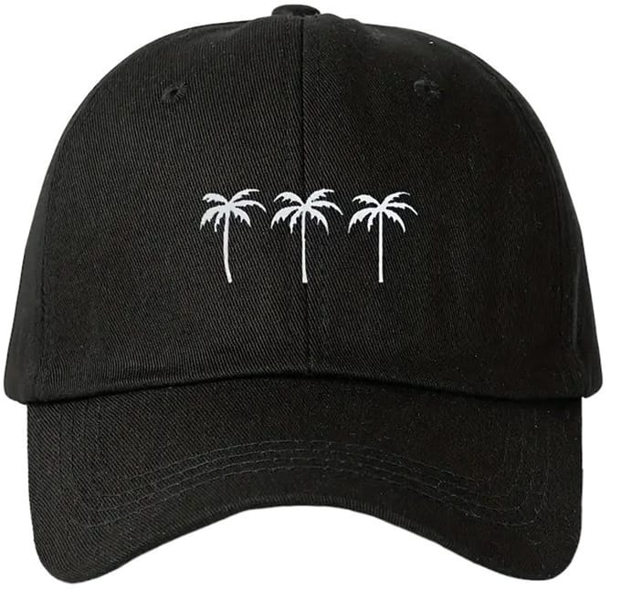 Pet - PALM TREE Zwart | Baseball Cap | Polyester | 56-59 cm | Fashion Favorite