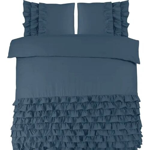 Dreamhouse Dekbedovertrek Cyprus Blauw - Eenpersoons 140 x 200/220 cm + 1 kussensloop