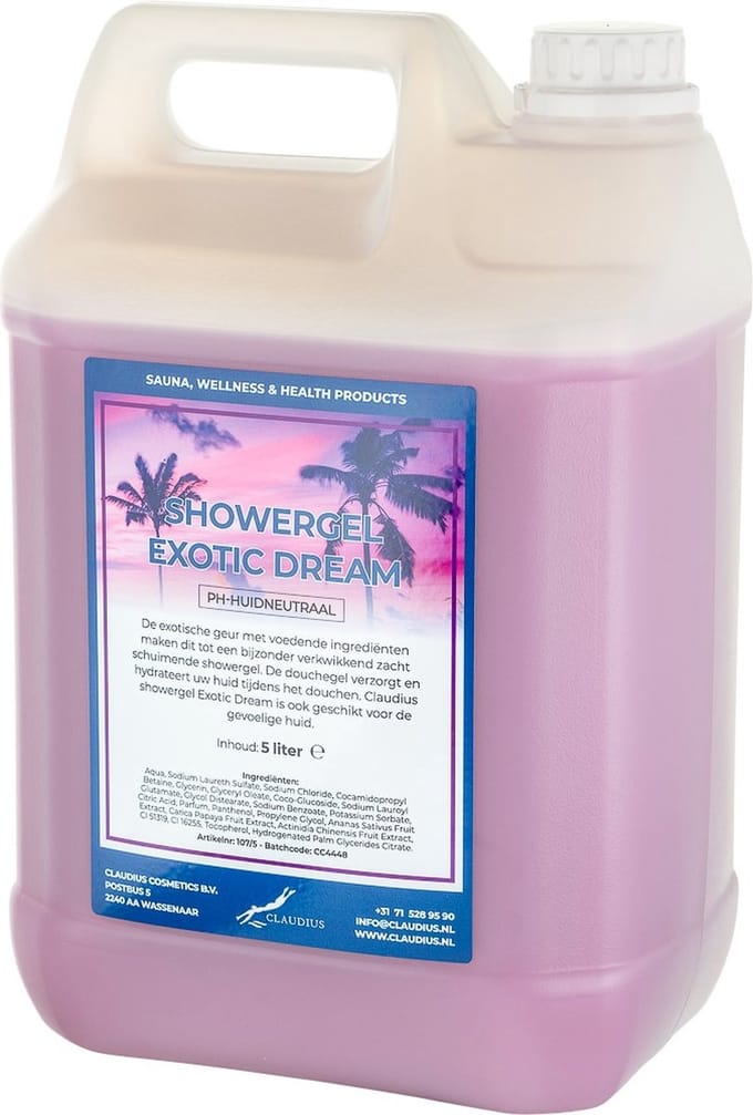 Claudius Douchegel Exotic Dream 5 liter - Showergel