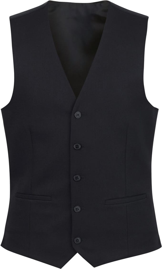 Brook Taverner Mercury Mens Waistcoat BT1295 - Black - M