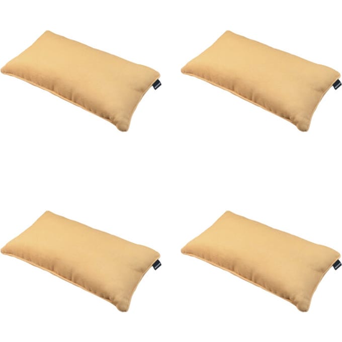 Madison - Sierkussen Napels - Geel - 30x50x10cm - Set van 4