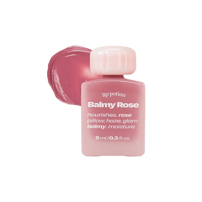alternatiefstereo, Lip Potion Balmy Rose, Nee. 3 Zacht Mauve, 9ml (0,3 fl oz) white