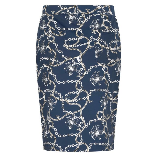 Hv Society - Skirts - Navy Aop - S (36)