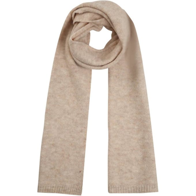 Beige fijngebreide sjaal Naomie - Grace & Mila