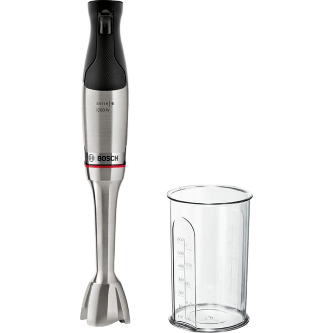 Bosch Serie 6 MSM6M810 - ErgoMaster Staafmixer - 1200W - RVS - Inclusief maatbeker