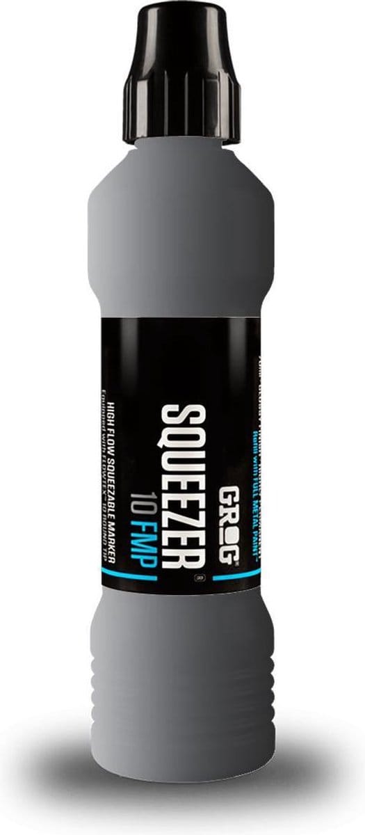 Verfstift Grog Squeezer FMP 10 mm - Burning Chrome - Zilver - Permanente Stift
