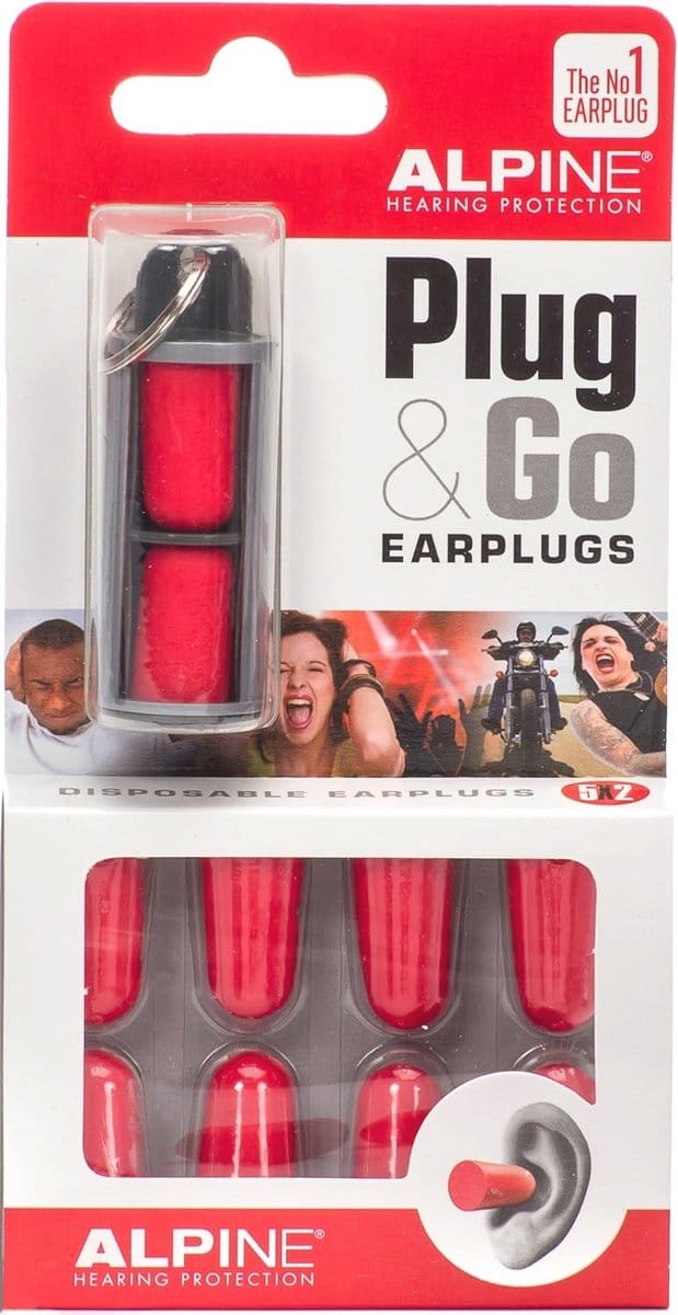 Plug & Go Oorplugs - Geluidsisolatie oordopjes per stuk