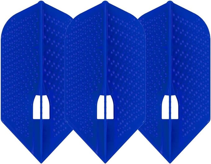 Dartpijlvinnen Dimple Slim Blauw - Professionele Stabiliteit
