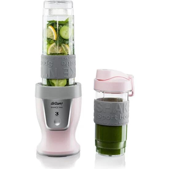 Arzum AR1032 Shake'N Take Mélangeur personnel - Rose