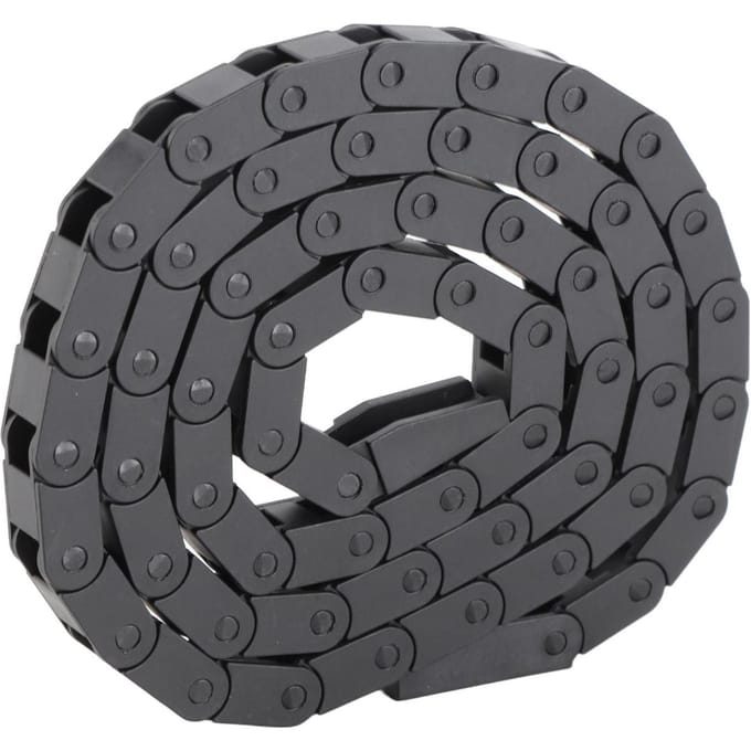 7 X 7mm Zwarte Brugtype Nylon Energie Sleepketting voor 3D-printer CNC Machinegereedschap gray
