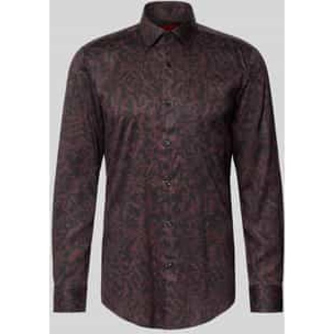 Slim fit zakelijk overhemd van Lyocell Model 'KENNO'
