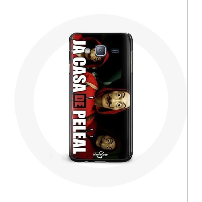 Case voor Samsung Galaxy j3 2016 La casa de papel Het masker van Dali