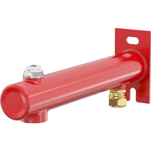 Flamco Flexcon Floconsole 1-25L expansievatconsole, rood 335014 aansluiting CV knel