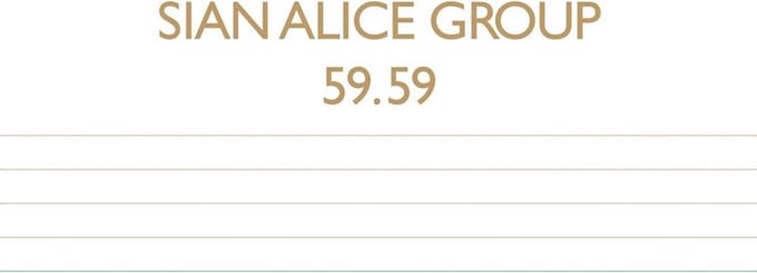 Sian Alice Group - 59,59 (CD)