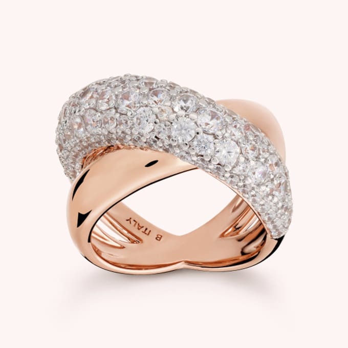 Bronzallure X Ring Half Set WSBZ02589.WR-16 Brons 56