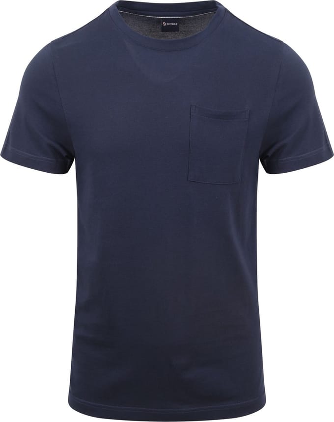 Suitable Cooper T-shirt Donkerblauw - Maat L - Heren