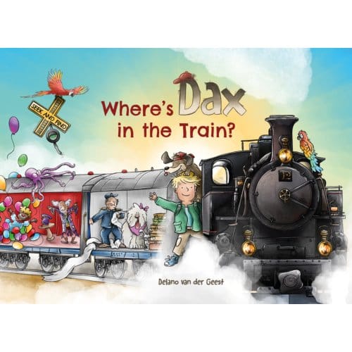 Where's Dachshund Dax? In The Train - Delano van der Geest
