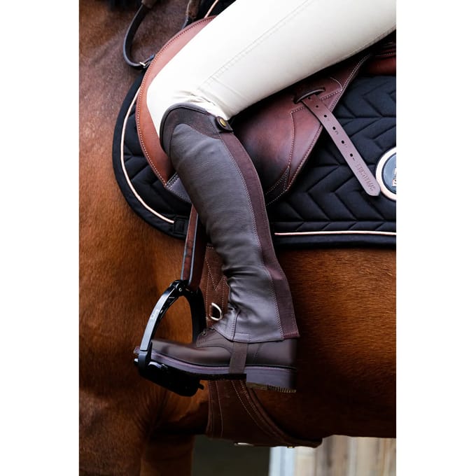 Equitheme Sparkly Halve Chaps Bruin L
