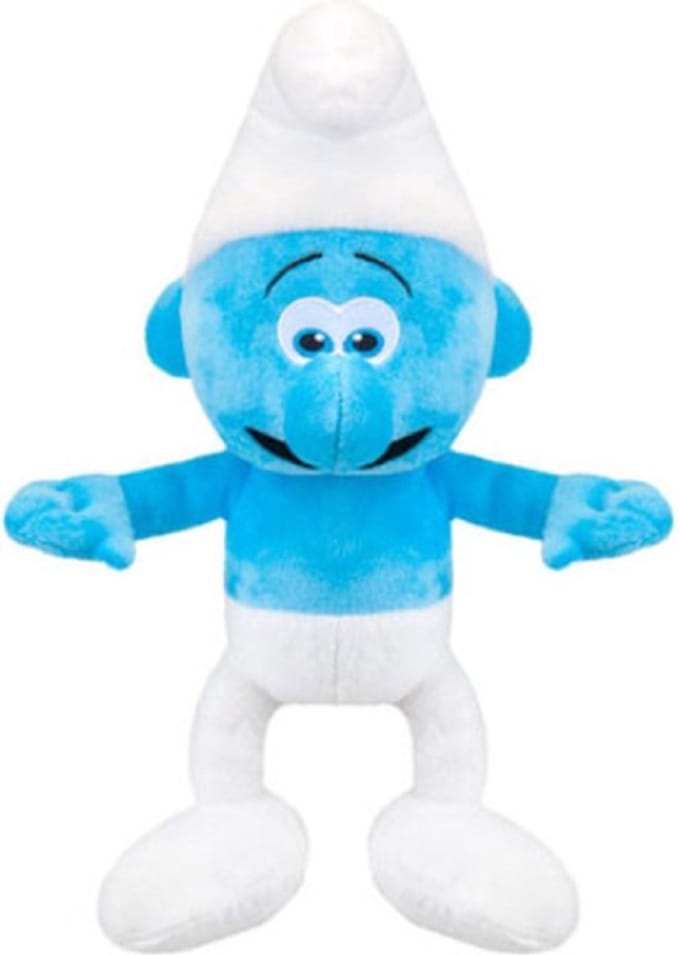 Vrolijke Smurf - De Smurfen Pluche Knuffel 34 cm