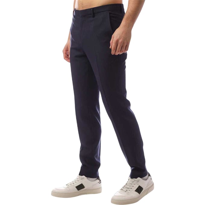 Hugo Heren Hesten Wollen Broek (Donkerblauw)