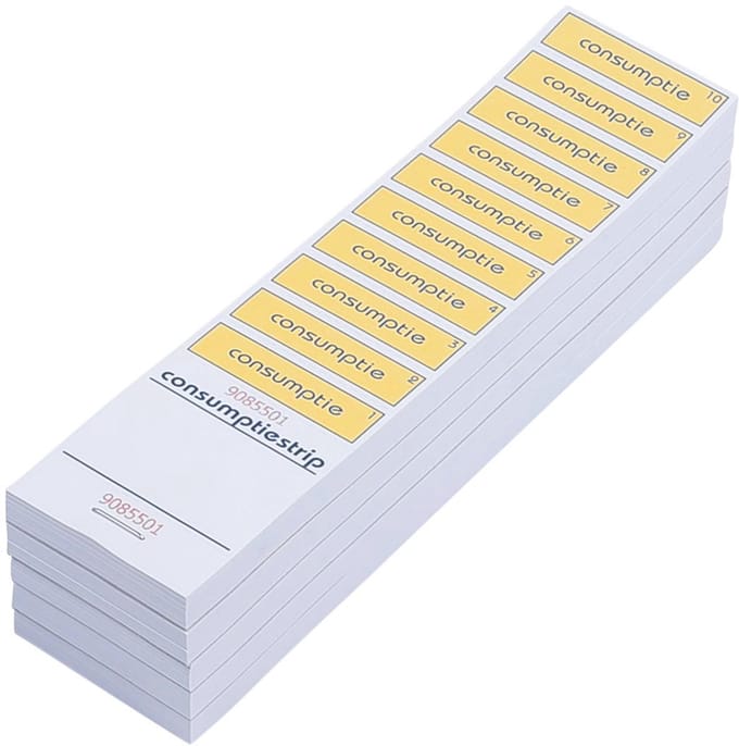 Bonnen consumptiestrips 2500 stuks - .