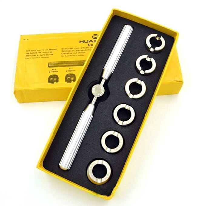 JHUBERS - 7-Piece Horloge Reparatie Tool Set voor Horlogemakers