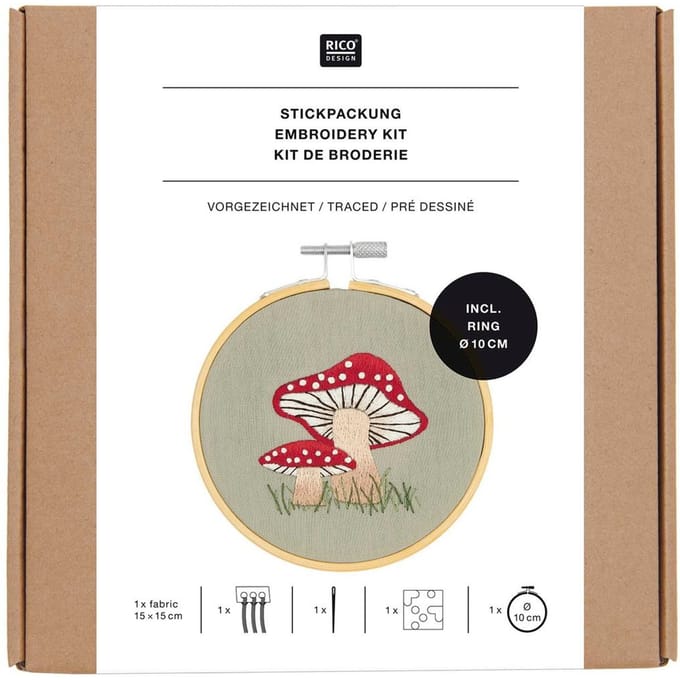 Rico Design Borduurset "Shroom"