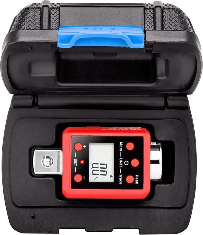 Digitale Koppeling - Momentsleutel Adapter - Precisie Meten - Dubbele Meetmodus - 3/4 Inch - Multicolor