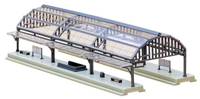 Stationshal voor Modelspoor - 2-sporig en Herbruikbaar